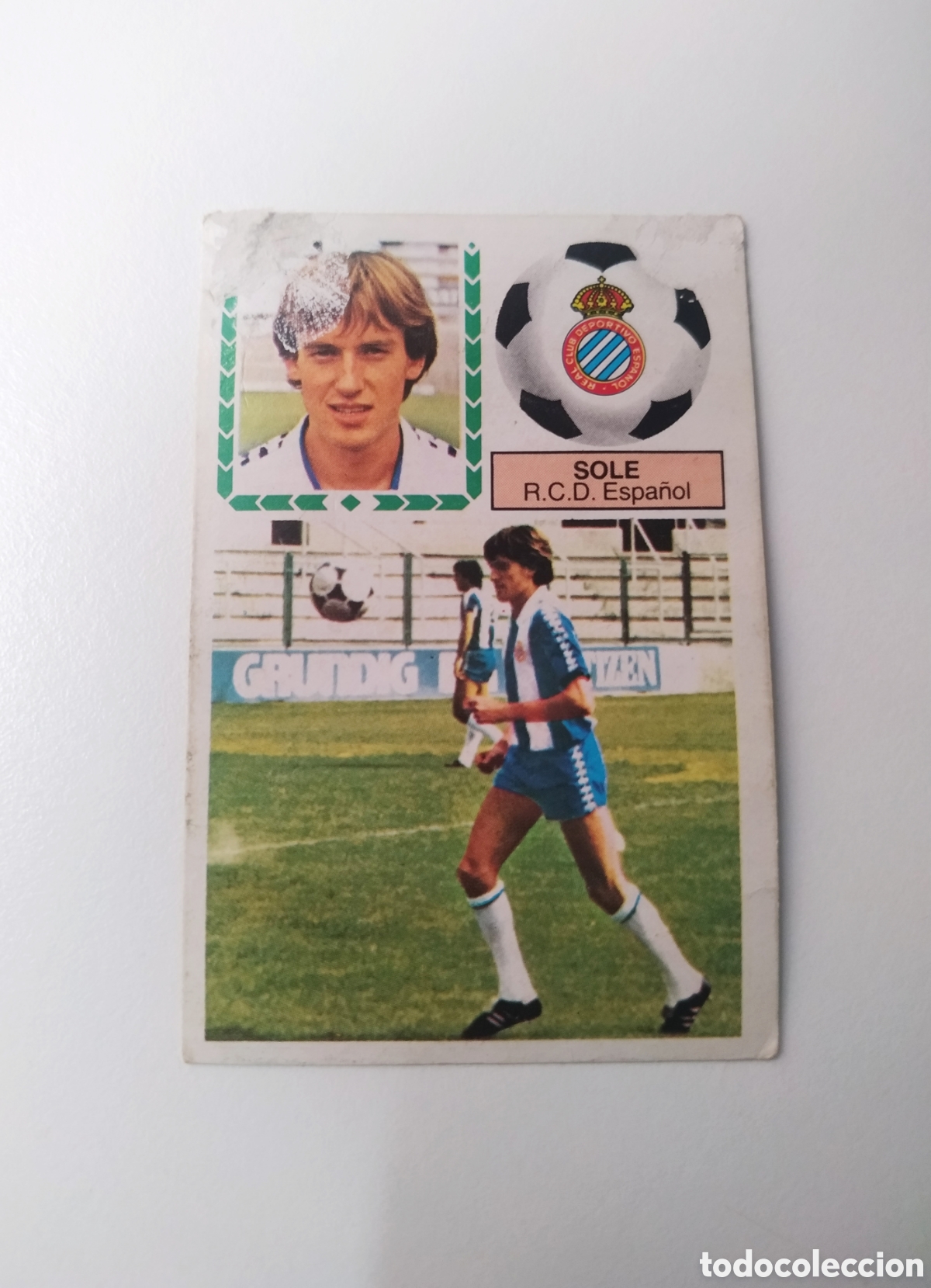 Cromos de f&uacute;tbol: SOLE. R. C. D. ESPA&Ntilde;OL. COLOCA. LIGA 1983 1984 ESTE 83 84. DESPEGADO RECUPERADO