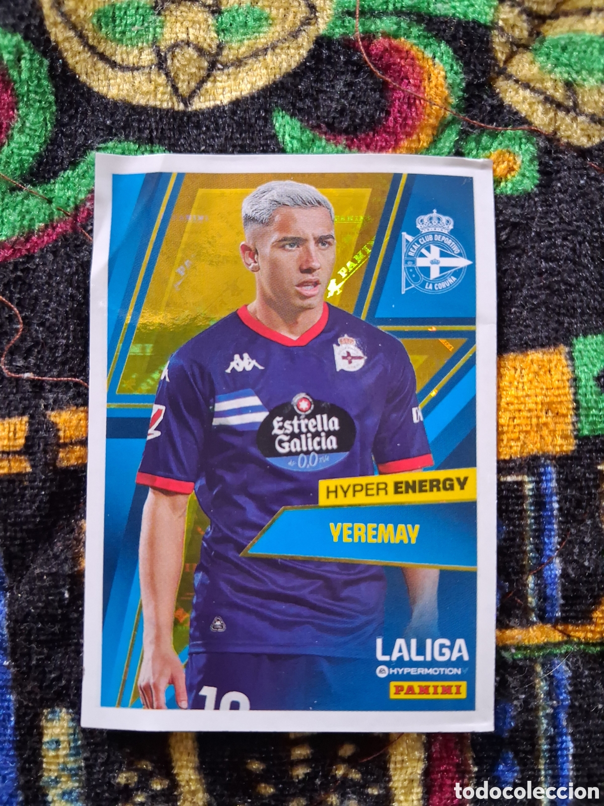 Cromos de f&uacute;tbol: 473 YEREMAY HYPER ENERGY DEPORTIVO CORU&Ntilde;A PANINI HYPERMOTION 2024 2025 NUEVO