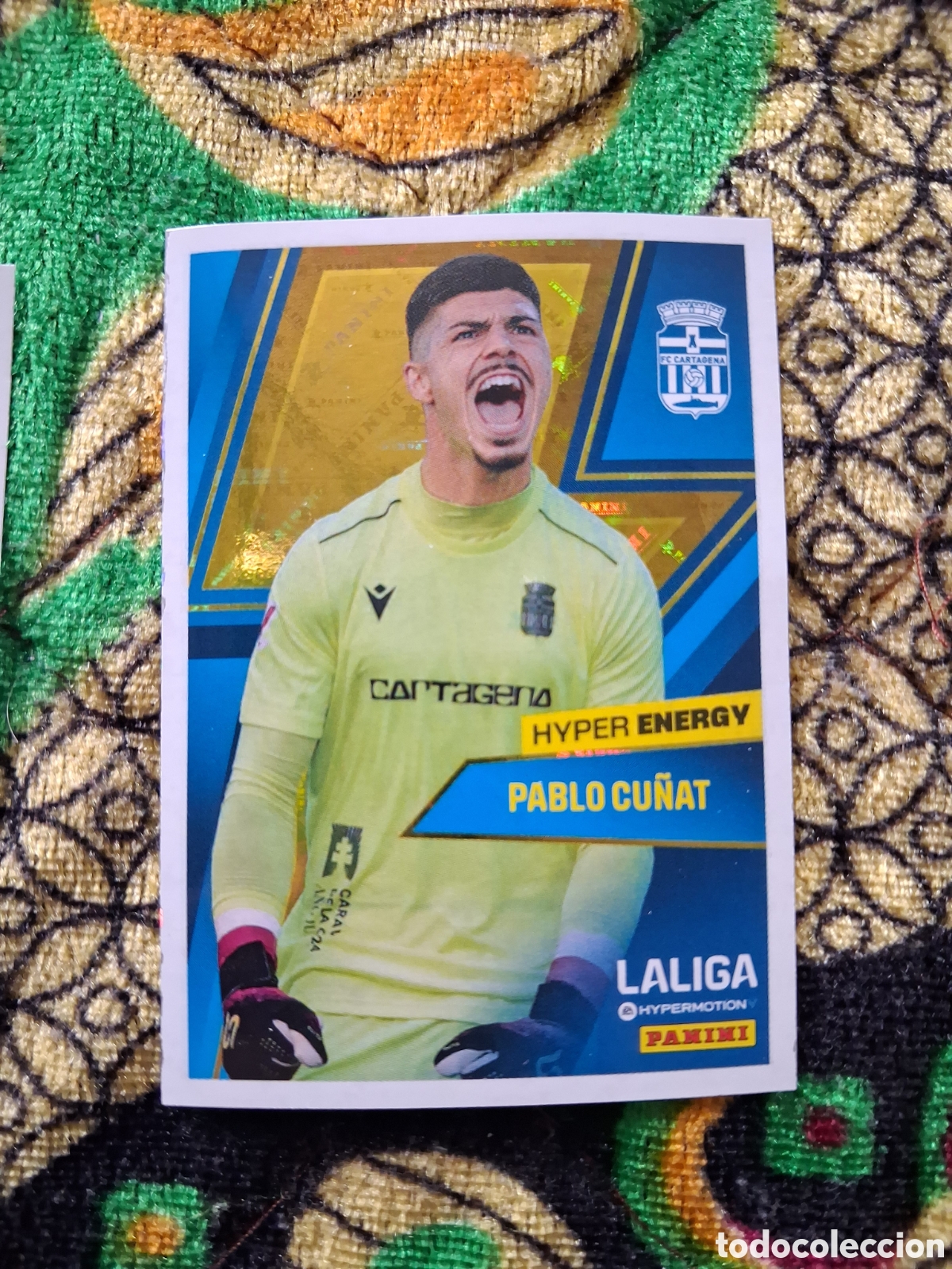 Cartes &agrave; collectionner de Football: 469 PABLO CU&Ntilde;AT FC CARTAGENA HYPER ENERGY CROMOS ALBUM LA LIGA HYPERMOTION 2024 2025 PANINI