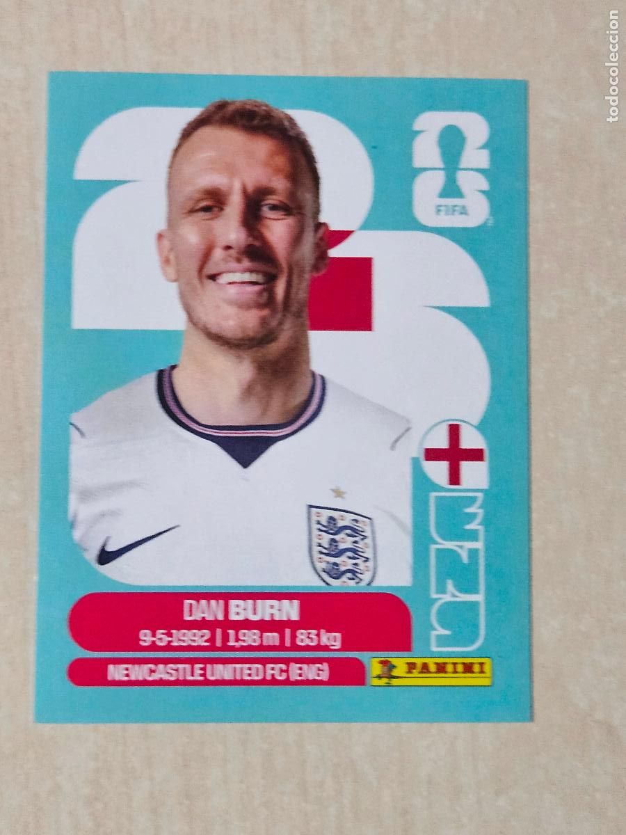 Cromos de f&uacute;tbol: CROMO ENG8 ENG 8 DAN BURN INGLATERRA - MUNDIAL FIFA WORLD CUP 2026 STICKER PANINI SIN PEGAR