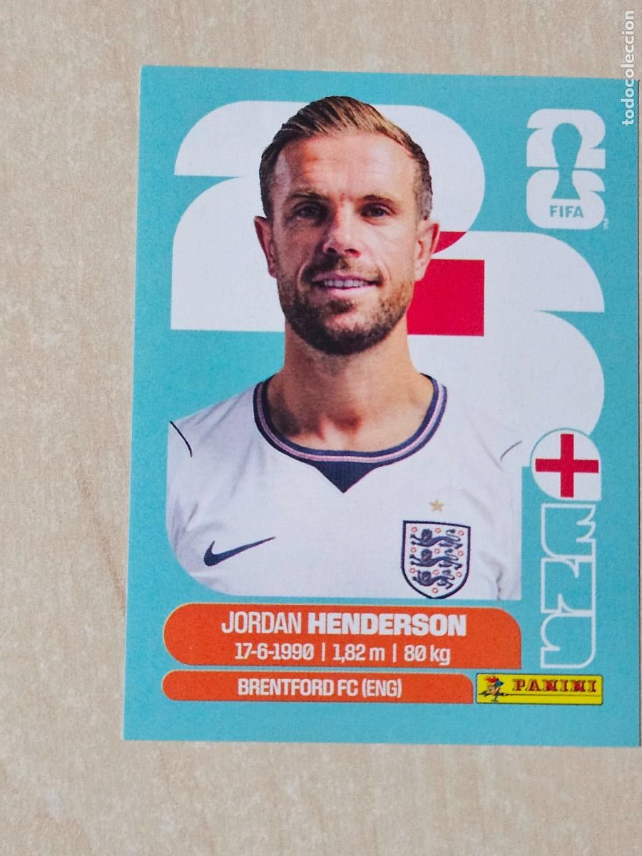 Cromos de f&uacute;tbol: CROMO ENG9 ENG 9 JORDAN HENDERSON INGLATERRA - MUNDIAL FIFA WORLD CUP 2026 STICKER PANINI SIN PEGAR