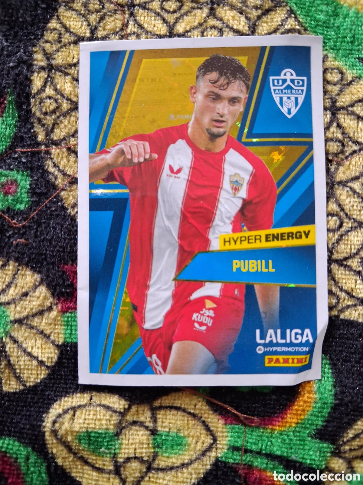 Cromos de f&uacute;tbol: 470 PUBILL HYPER ENERGY UD ALMER&Iacute;A CROMOS ALBUM LA LIGA HYPERMOTION 2024 2025 PANINI