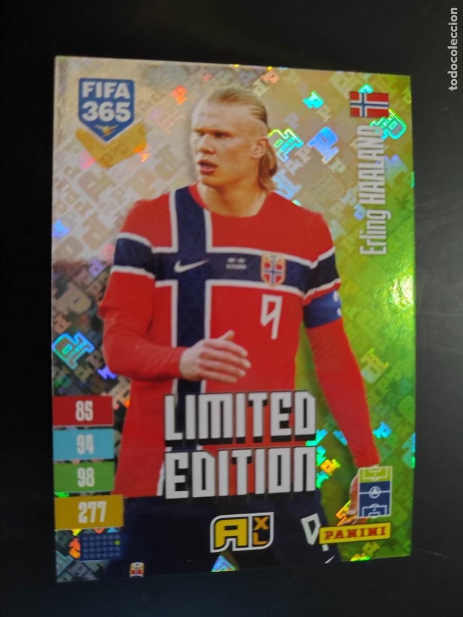 Cromos de f&uacute;tbol: ADRENALYN XL FIFA 365 2027 CARD LIMITED EDITION HAALAND NORUEGA # PANINI