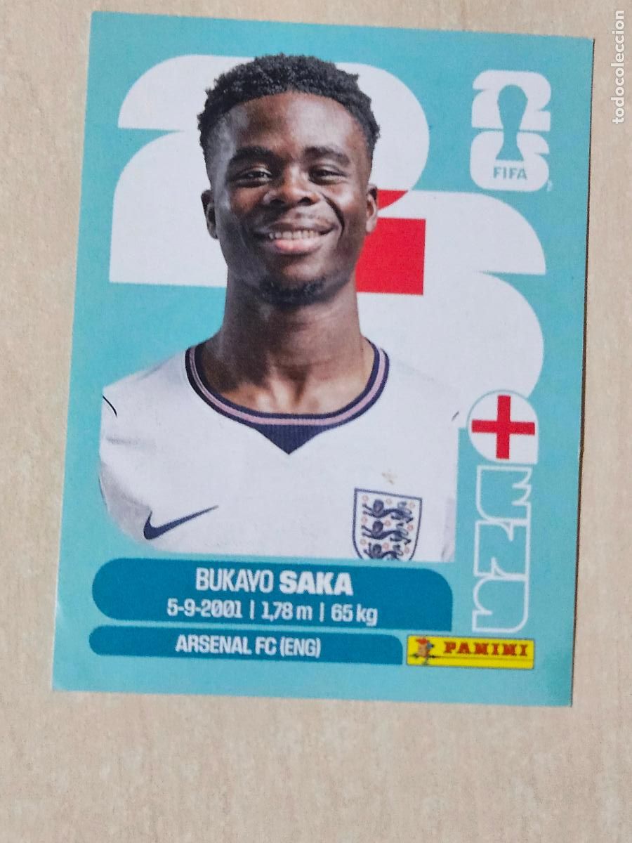 Cromos de f&uacute;tbol: CROMO ENG17 ENG 17 BUKAYO SAKA INGLATERRA - MUNDIAL FIFA WORLD CUP 2026 STICKER PANINI SIN PEGAR