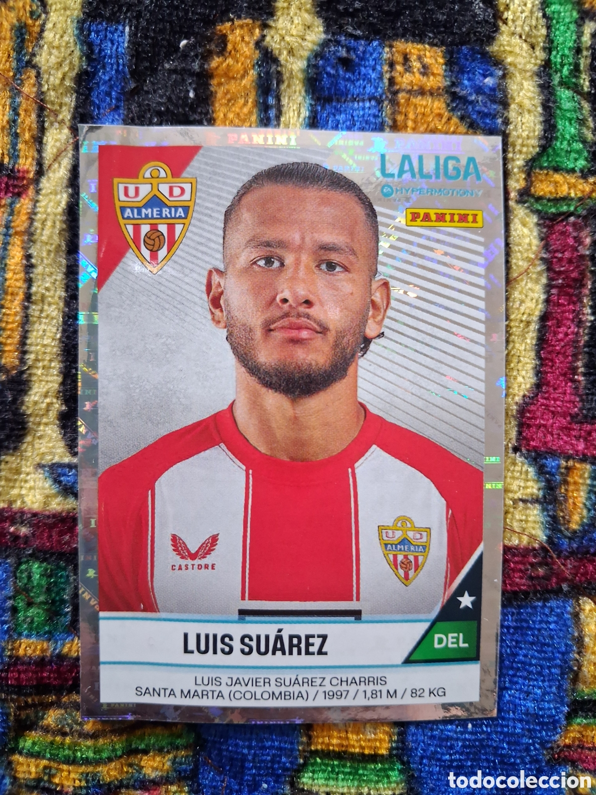 Cromos de f&uacute;tbol: 39 LUIS SUAREZ UD ALMERIA CROMOS ALBUM LA LIGA HYPERMOTION 2024 2025 24 25 PANINI