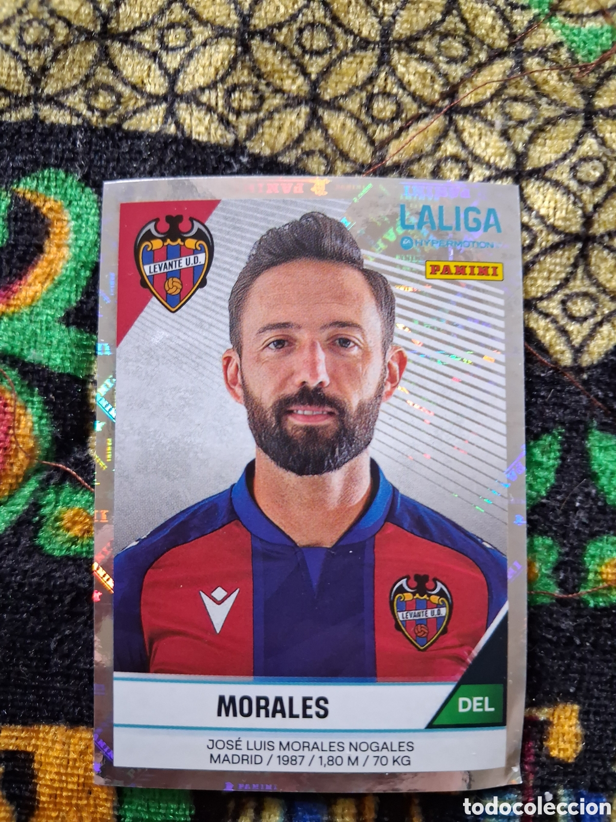 Cromos de f&uacute;tbol: Morales n&deg;285 Laliga Hypermotion 24/25 Levante
