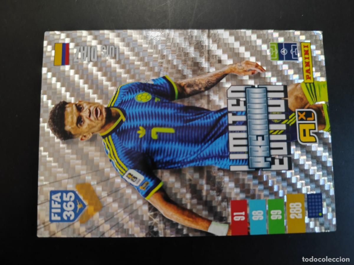 Cromos de f&uacute;tbol: ADRENALYN XL FIFA 365 2027 CARD LIMITED EDITION PREMIUM LUIS DIAZ # PANINI