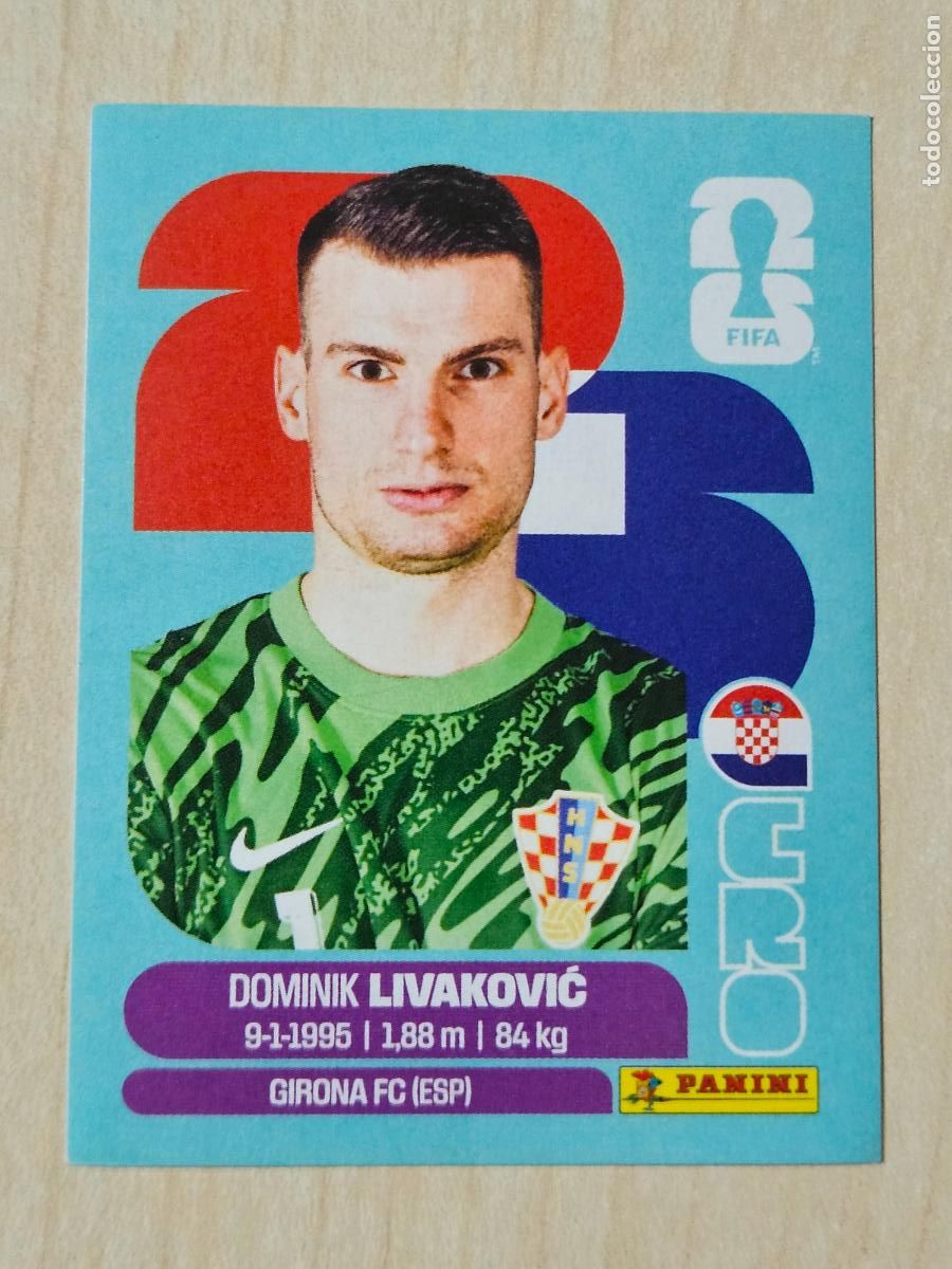 Cromos de f&uacute;tbol: CROMO CRO2 CRO 2 LIVAKOVIC CROACIA - MUNDIAL FIFA WORLD CUP 2026 STICKER PANINI SIN PEGAR