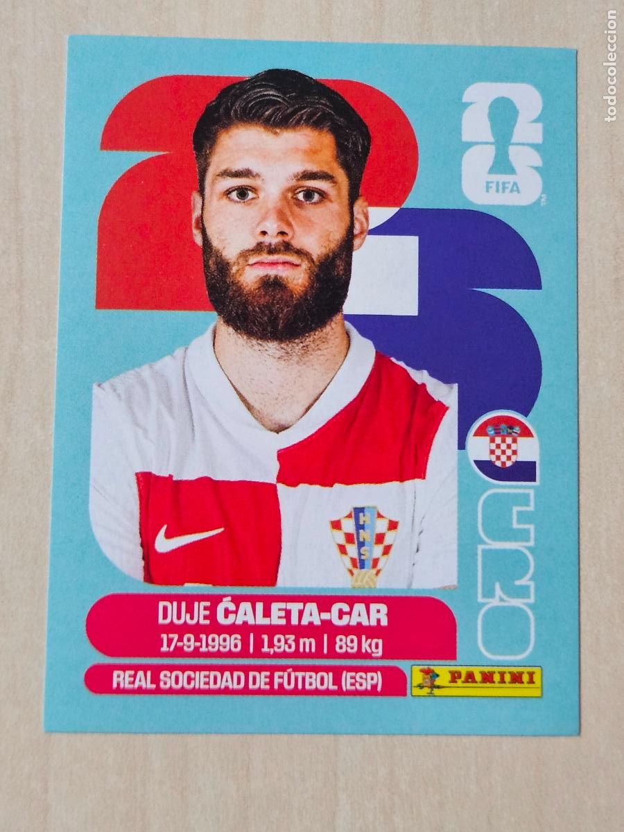 Cromos de f&uacute;tbol: CROMO CRO3 CRO 3 CALETA-CAR CROACIA - MUNDIAL FIFA WORLD CUP 2026 STICKER PANINI SIN PEGAR