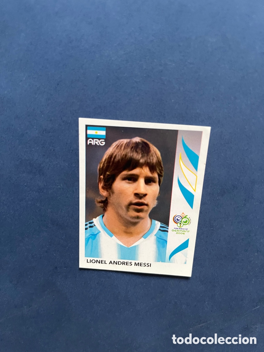 Cromos de f&uacute;tbol: Messi Argentina Panini Mundial Germany 2006 nuevo sin pegar .