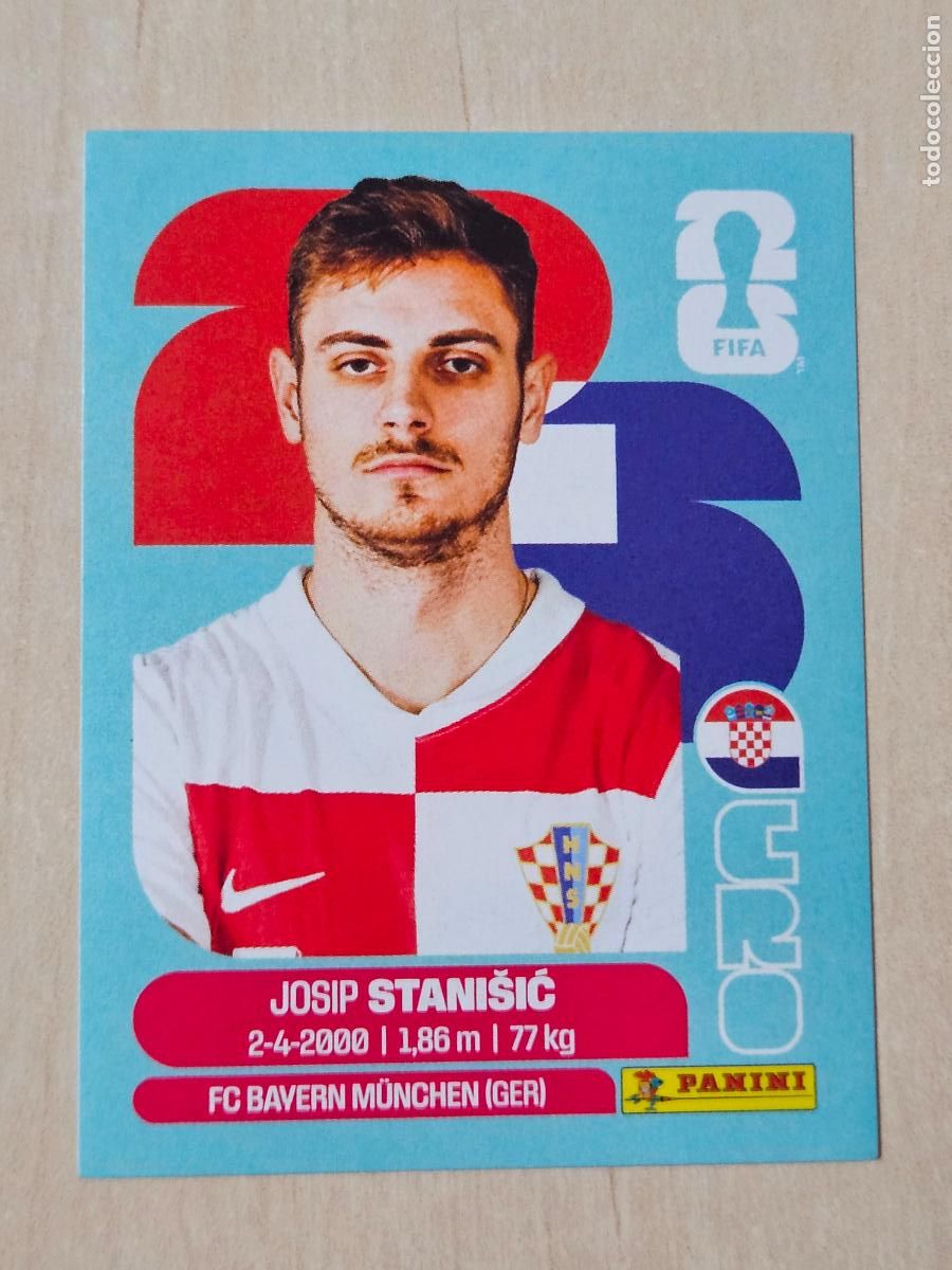 Cromos de f&uacute;tbol: CROMO CRO5 CRO 5 STANISIC CROACIA - MUNDIAL FIFA WORLD CUP 2026 STICKER PANINI SIN PEGAR