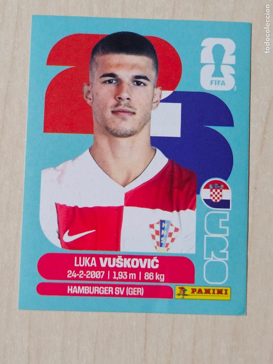 Cromos de f&uacute;tbol: CROMO CRO6 CRO 6 VUSKOVIC CROACIA - MUNDIAL FIFA WORLD CUP 2026 STICKER PANINI SIN PEGAR