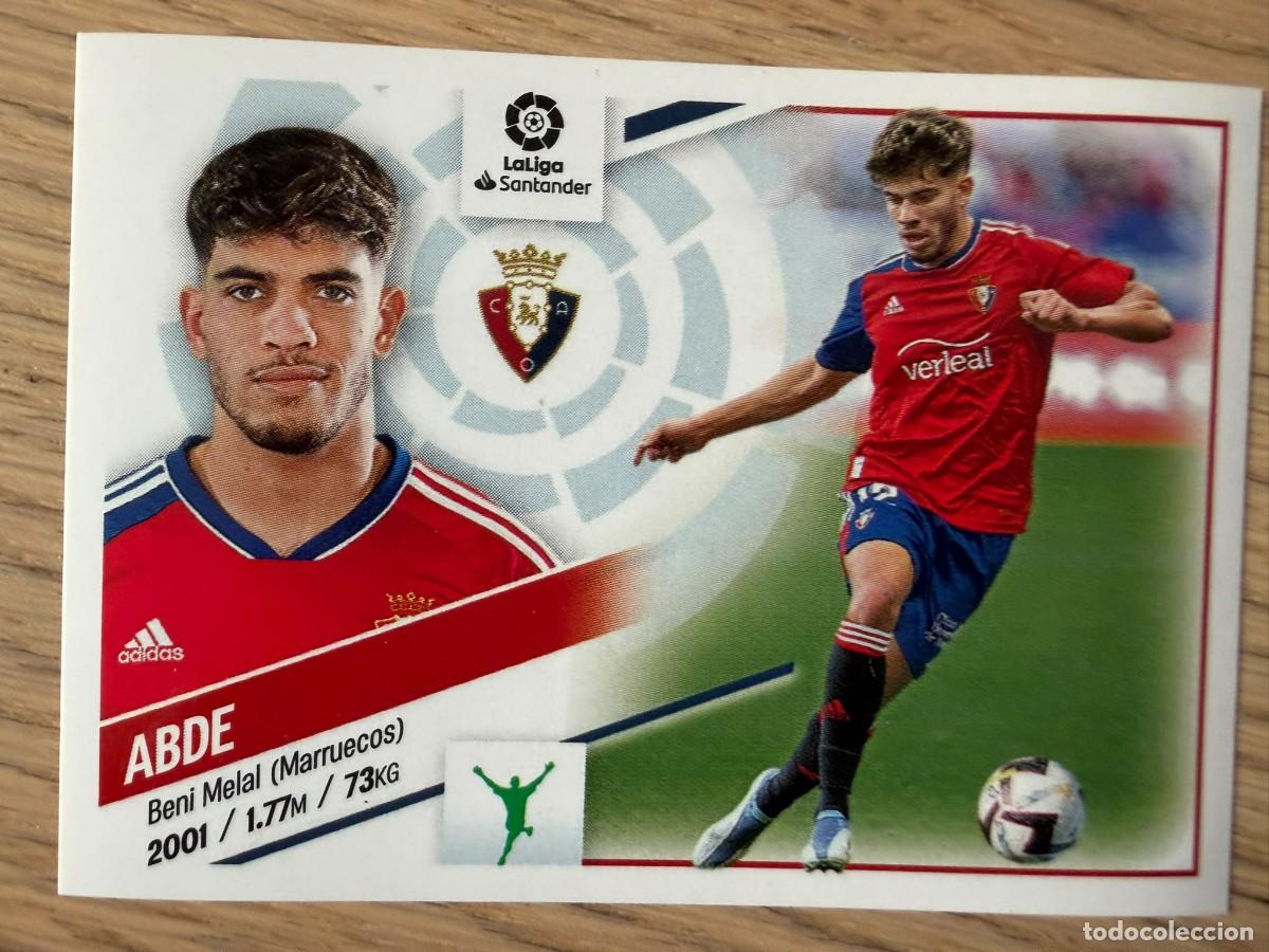 Cromos de f&uacute;tbol: ABDE FICHAJE 49 OSASUNA 22 23 2022 2023 LIGA SANTANDER COLECCIONES ESTE SIN PEGAR STICKER
