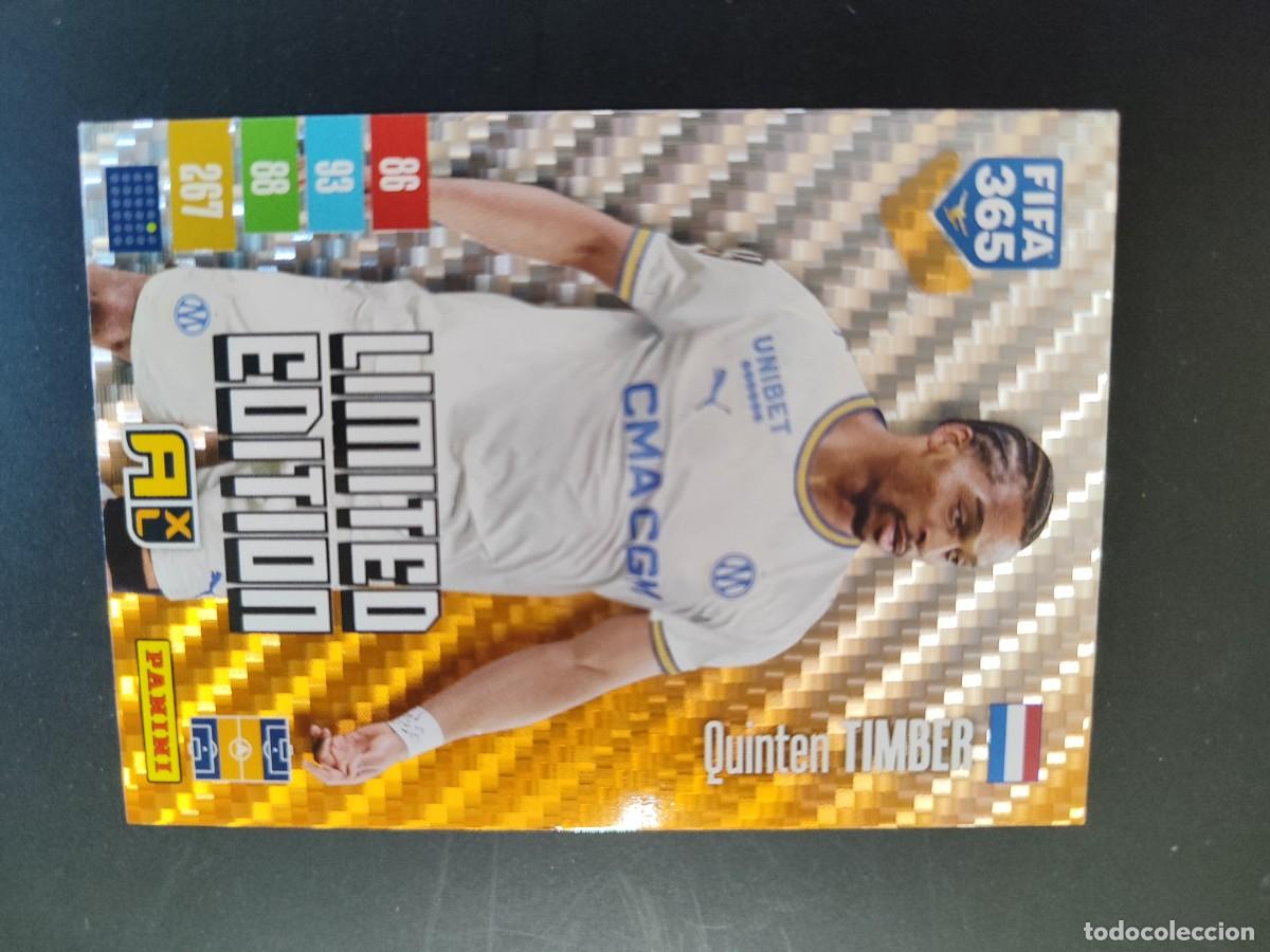 Cromos de f&uacute;tbol: ADRENALYN XL FIFA 365 2027 CARD LIMITED EDITION TIMBER MARSELLA # PANINI
