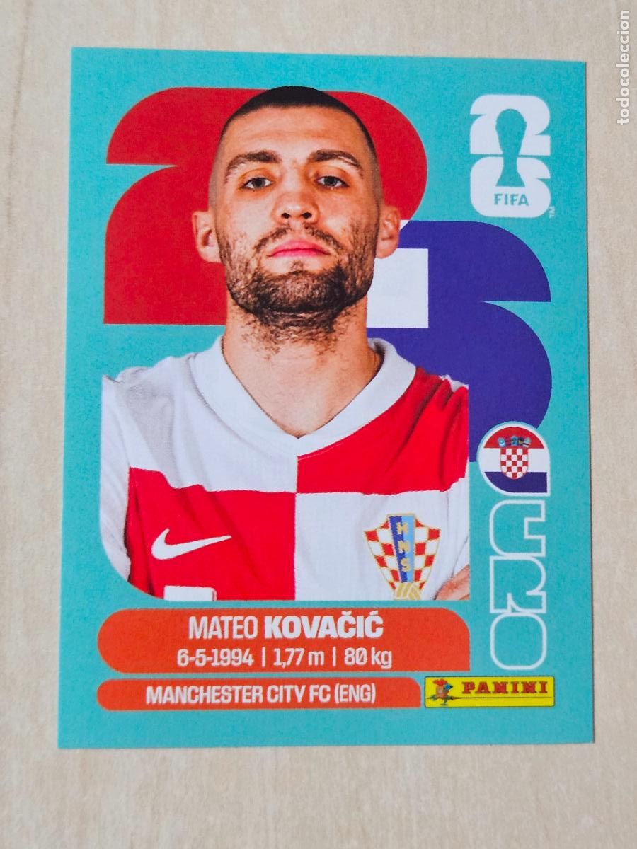 Football Stickers: CROMO CRO10 CRO 10 MATEO KOVACEVIC CROACIA - MUNDIAL FIFA WORLD CUP 2026 STICKER PANINI SIN PEGAR