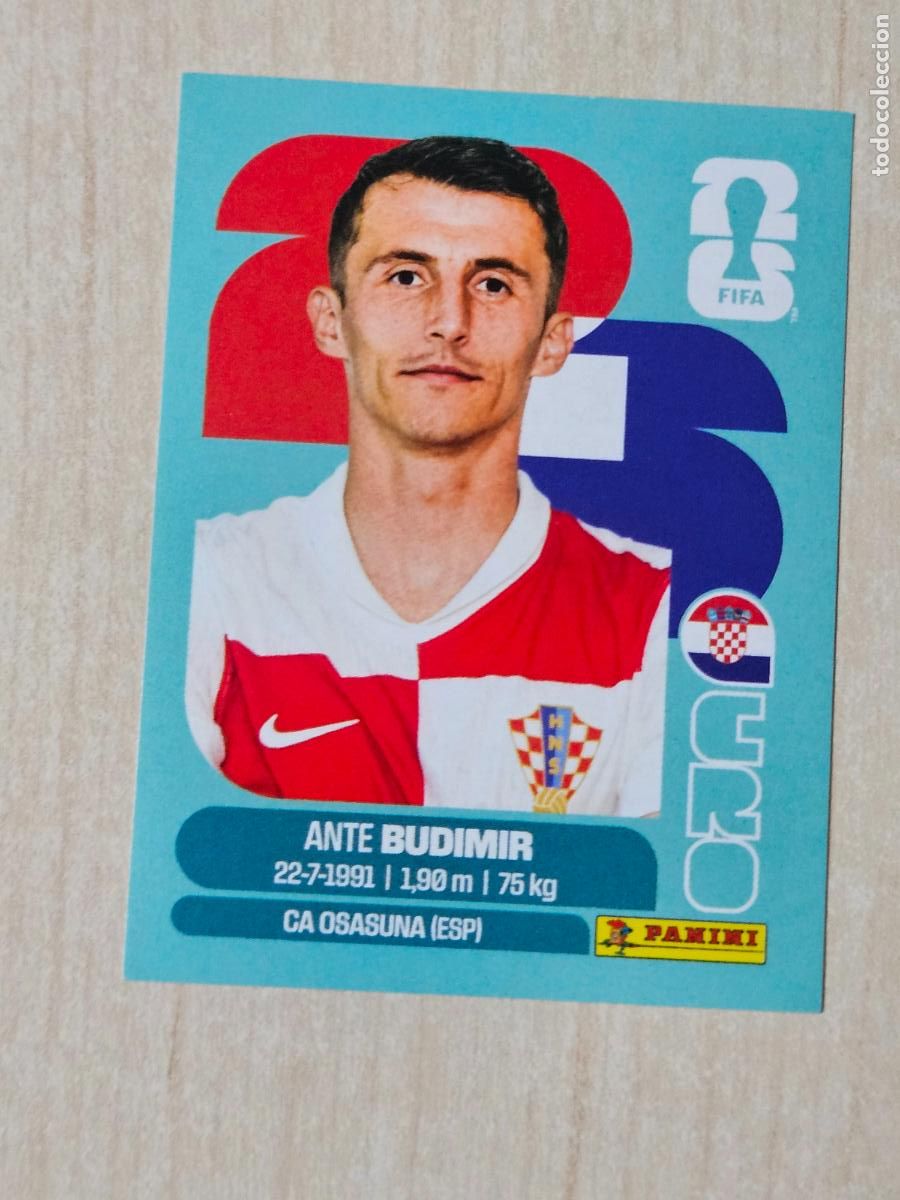 Cromos de f&uacute;tbol: CROMO CRO18 CRO 18 BUDIMIR CROACIA - MUNDIAL FIFA WORLD CUP 2026 STICKER PANINI SIN PEGAR