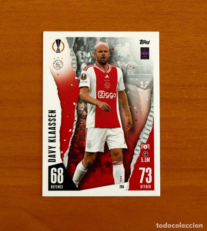 Cromos de f&uacute;tbol: AFC Ajax -N&ordm; 266 Davy Klaassen -Topps Match Attax Trading Card Game 2023-2024-23-24