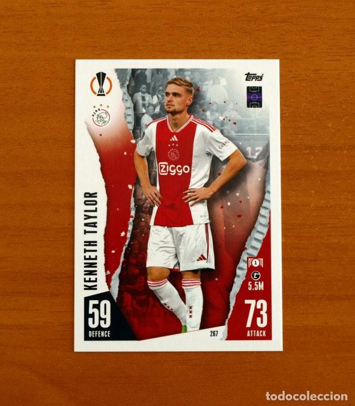 Cromos de f&uacute;tbol: AFC Ajax -N&ordm; 267 Kenneth Taylor -Topps Match Attax Trading Card Game 2023-2024-23-24