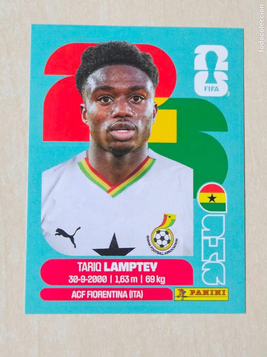 Cromos de f&uacute;tbol: CROMO GHA3 GHA 3 LAMPTEV GHANA - MUNDIAL FIFA WORLD CUP 2026 STICKER PANINI SIN PEGAR