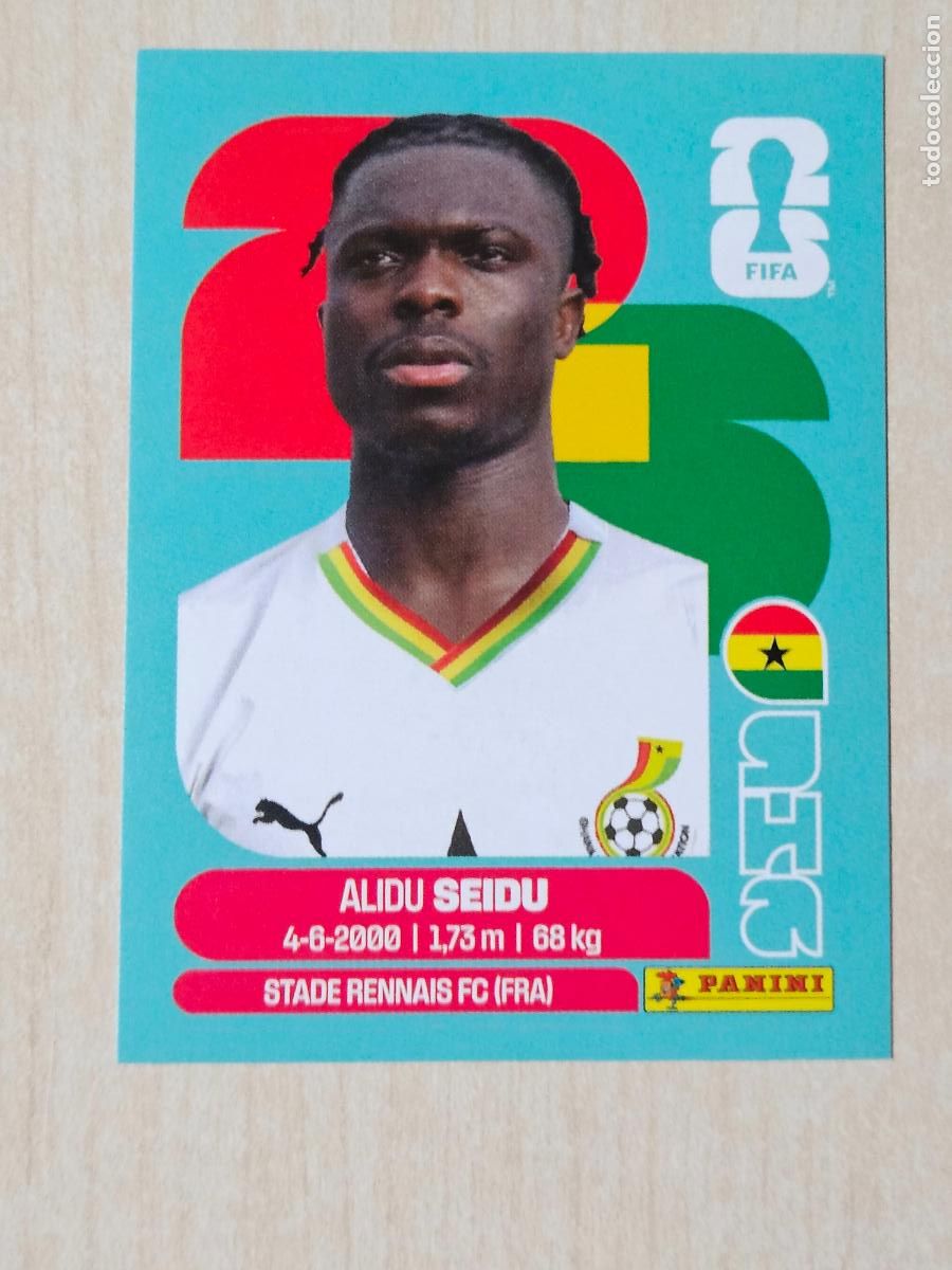 Cromos de f&uacute;tbol: CROMO GHA5 GHA 5 SEIDU GHANA - MUNDIAL FIFA WORLD CUP 2026 STICKER PANINI SIN PEGAR