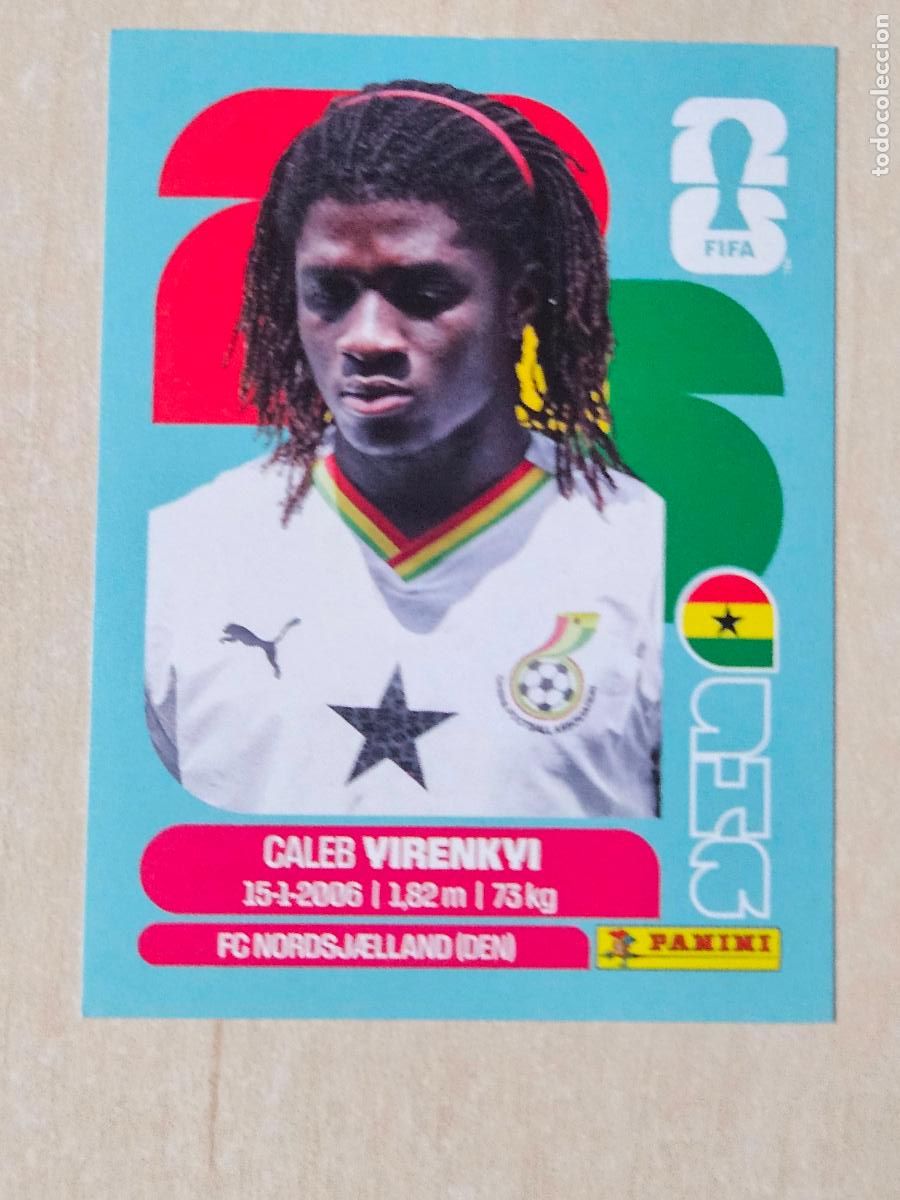 Cromos de f&uacute;tbol: CROMO GHA8 GHA 8 VIRENKVI GHANA - MUNDIAL FIFA WORLD CUP 2026 STICKER PANINI SIN PEGAR