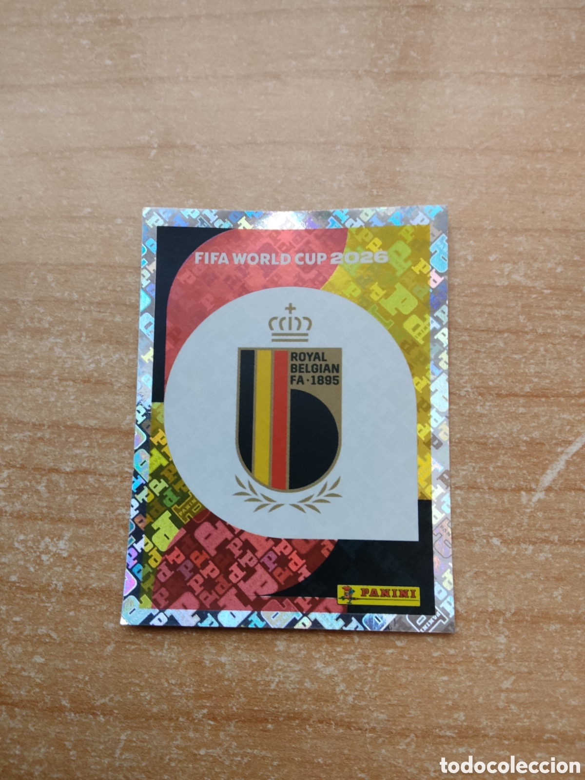 Cromos de f&uacute;tbol: 1 ESCUDO BELGICA FIFA WORLD CUP 2026