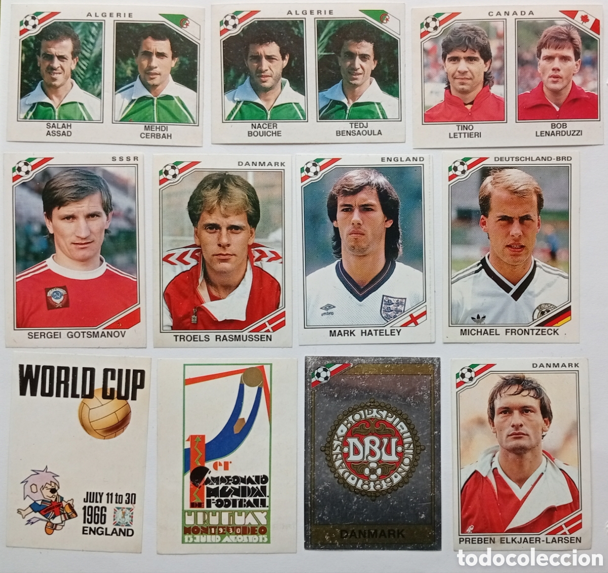 Cromos de f&uacute;tbol: Cromos (11) Panini MEXICO 86 - Reservado