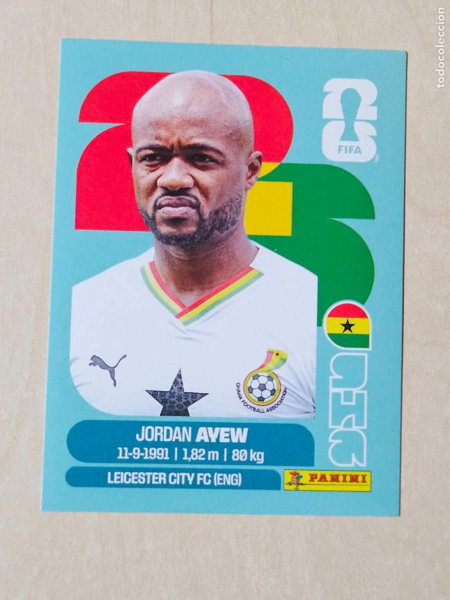 Cromos de f&uacute;tbol: CROMO GHA16 GHA 16 JORDAN AVEW GHANA - MUNDIAL FIFA WORLD CUP 2026 STICKER PANINI SIN PEGAR