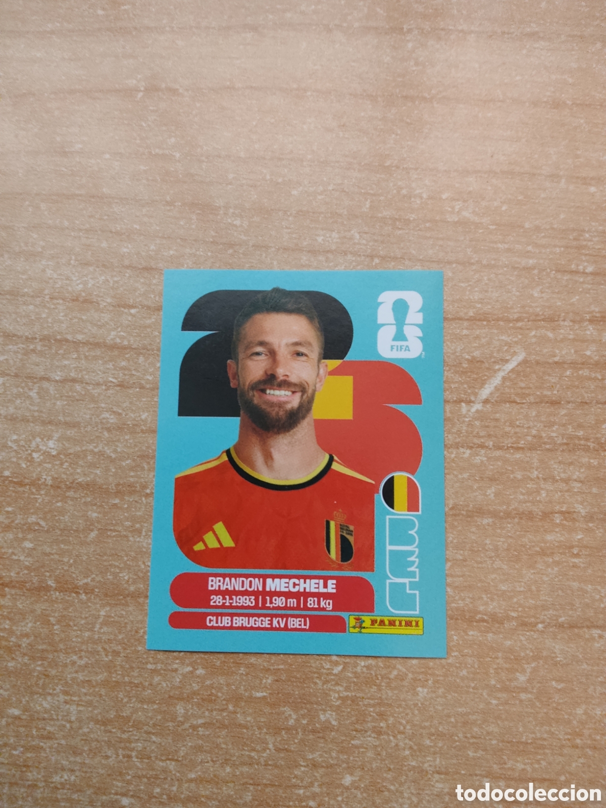 Cromos de f&uacute;tbol: 6 MECHELE BELGICA FIFA WORLD CUP 2026