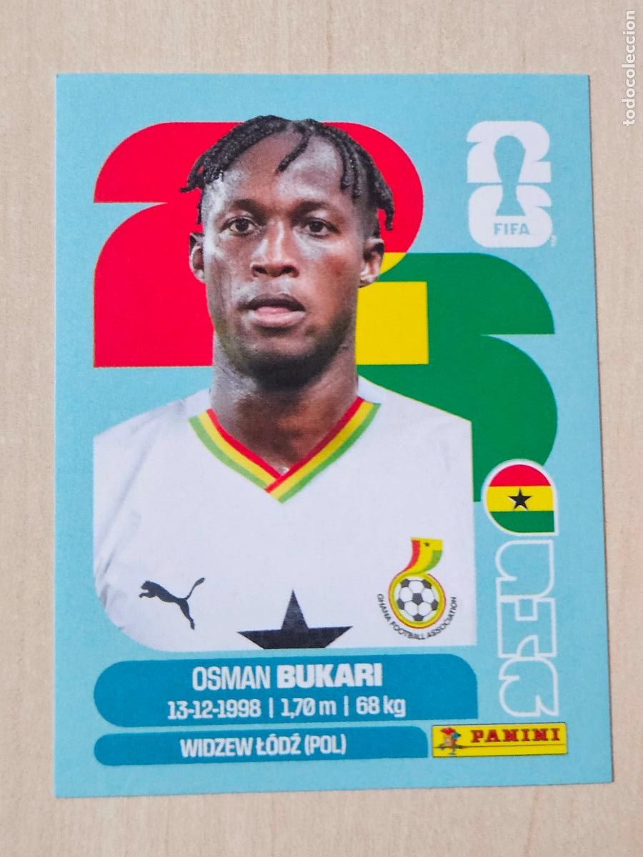 Cromos de f&uacute;tbol: CROMO GHA19 GHA 19 BUKARI GHANA - MUNDIAL FIFA WORLD CUP 2026 STICKER PANINI SIN PEGAR
