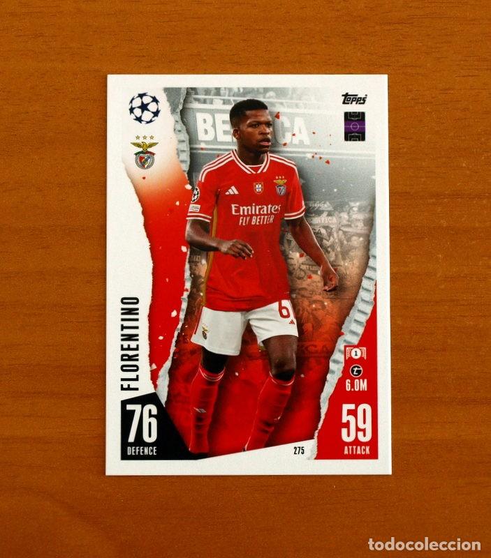 Cromos de f&uacute;tbol: SL Benfica -N&ordm; 275 Florentino -Topps Match Attax Trading Card Game 2023-2024-23-24