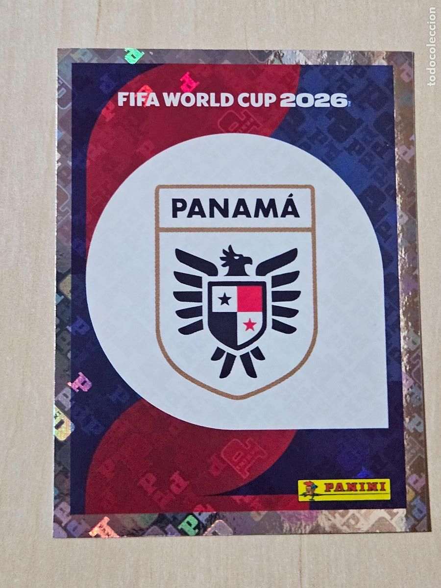 Cromos de f&uacute;tbol: CROMO PAN1 PAN 1 ESCUDO PANAMA - MUNDIAL FIFA WORLD CUP 2026 STICKER PANINI SIN PEGAR