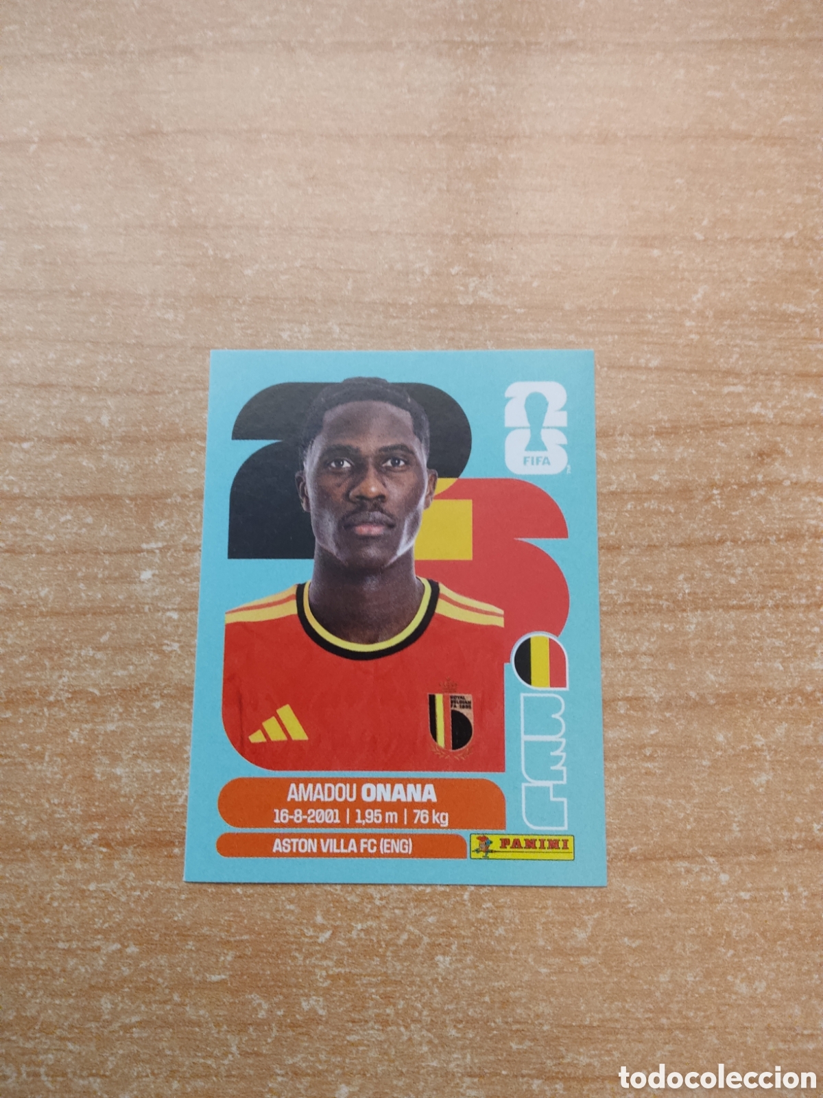 Cromos de f&uacute;tbol: 10 AMADOU ONANA BELGICA FIFA WORLD CUP 2026