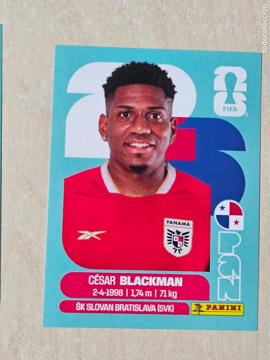 Cromos de f&uacute;tbol: CROMO PAN9 PAN 9 BLACKMAN PANAMA - MUNDIAL FIFA WORLD CUP 2026 STICKER PANINI SIN PEGAR