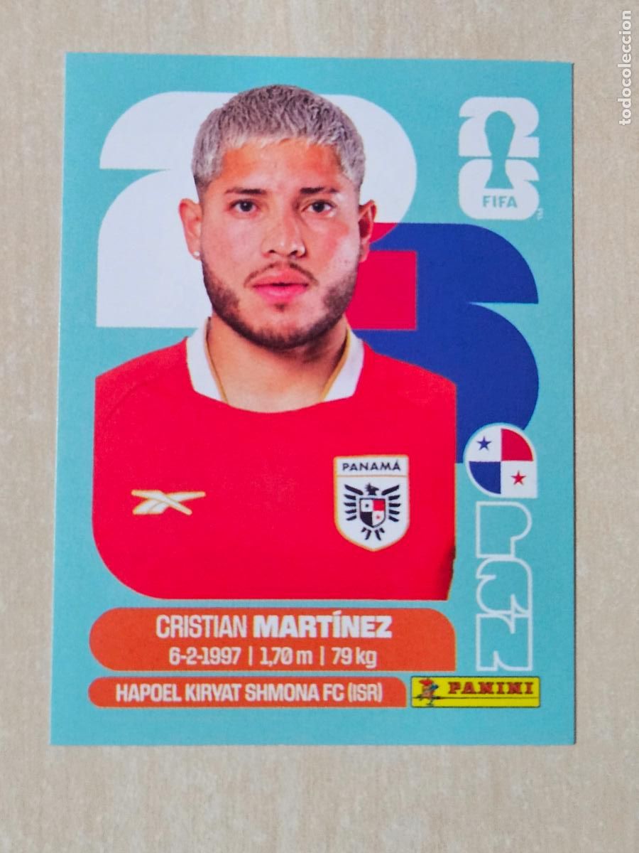 Cromos de f&uacute;tbol: CROMO PAN10 PAN 10 MARTINEZ PANAMA - MUNDIAL FIFA WORLD CUP 2026 STICKER PANINI SIN PEGAR