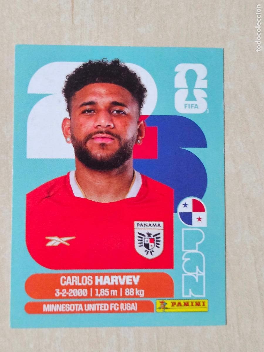 Cromos de f&uacute;tbol: CROMO PAN15 PAN 15 HARVEY PANAMA - MUNDIAL FIFA WORLD CUP 2026 STICKER PANINI SIN PEGAR