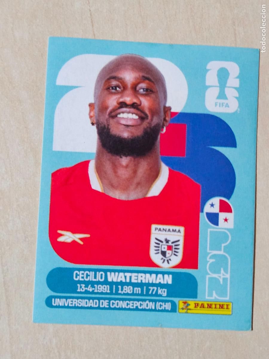 Cromos de f&uacute;tbol: CROMO PAN18 PAN 18 WATERMAN PANAMA - MUNDIAL FIFA WORLD CUP 2026 STICKER PANINI SIN PEGAR