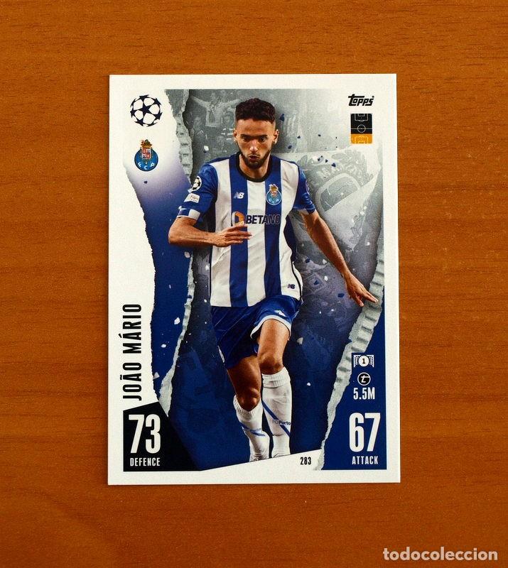 Cromos de f&uacute;tbol: FC Porto-Oporto -N&ordm; 283 Jo&acirc;o M&aacute;rio -Topps Match Attax Trading Card Game 2023-2024-23-24