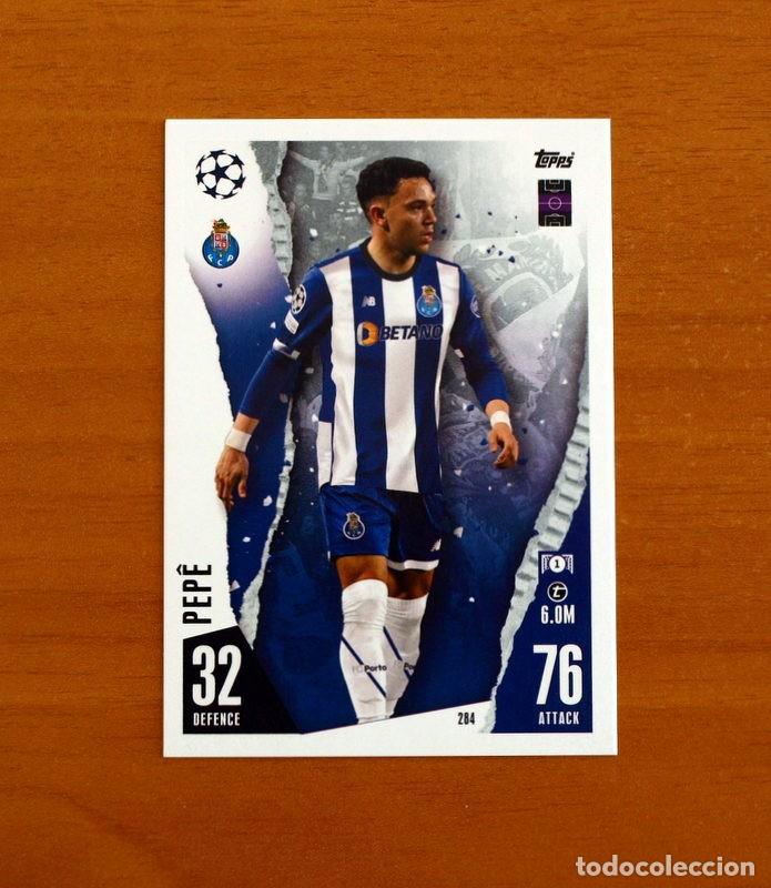 Cromos de f&uacute;tbol: FC Porto-Oporto -N&ordm; 284 Pep&ecirc; -Topps Match Attax Trading Card Game 2023-2024-23-24