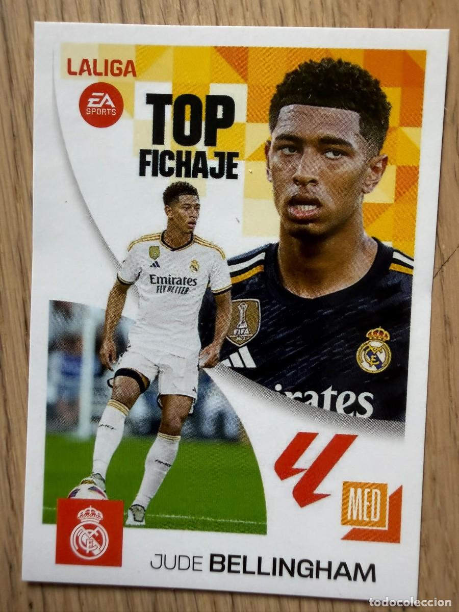 Cromos de f&uacute;tbol: BELLINGHAM TOP FICHAJE 68 REAL MADRID 23 24 2023 2024 LIGA EA SPORTS COLECCIONES ESTE SIN PEGAR