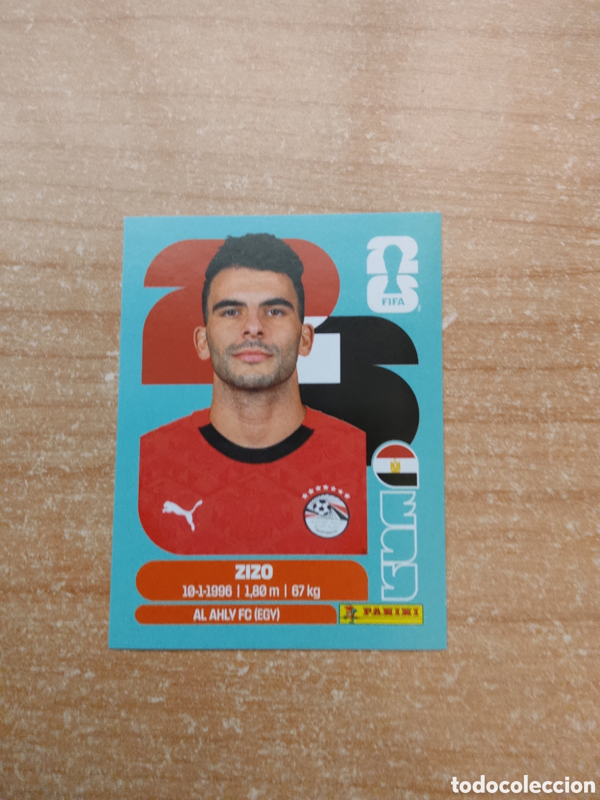 Cromos de f&uacute;tbol: 11 ZIZO EGIPTO FIFA WORLD CUP 2026