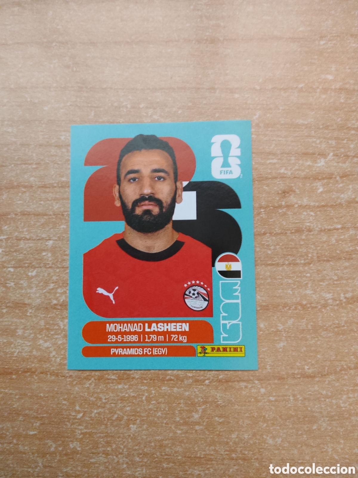Cromos de f&uacute;tbol: 14 LASHEEN EGIPTO FIFA WORLD CUP 2026
