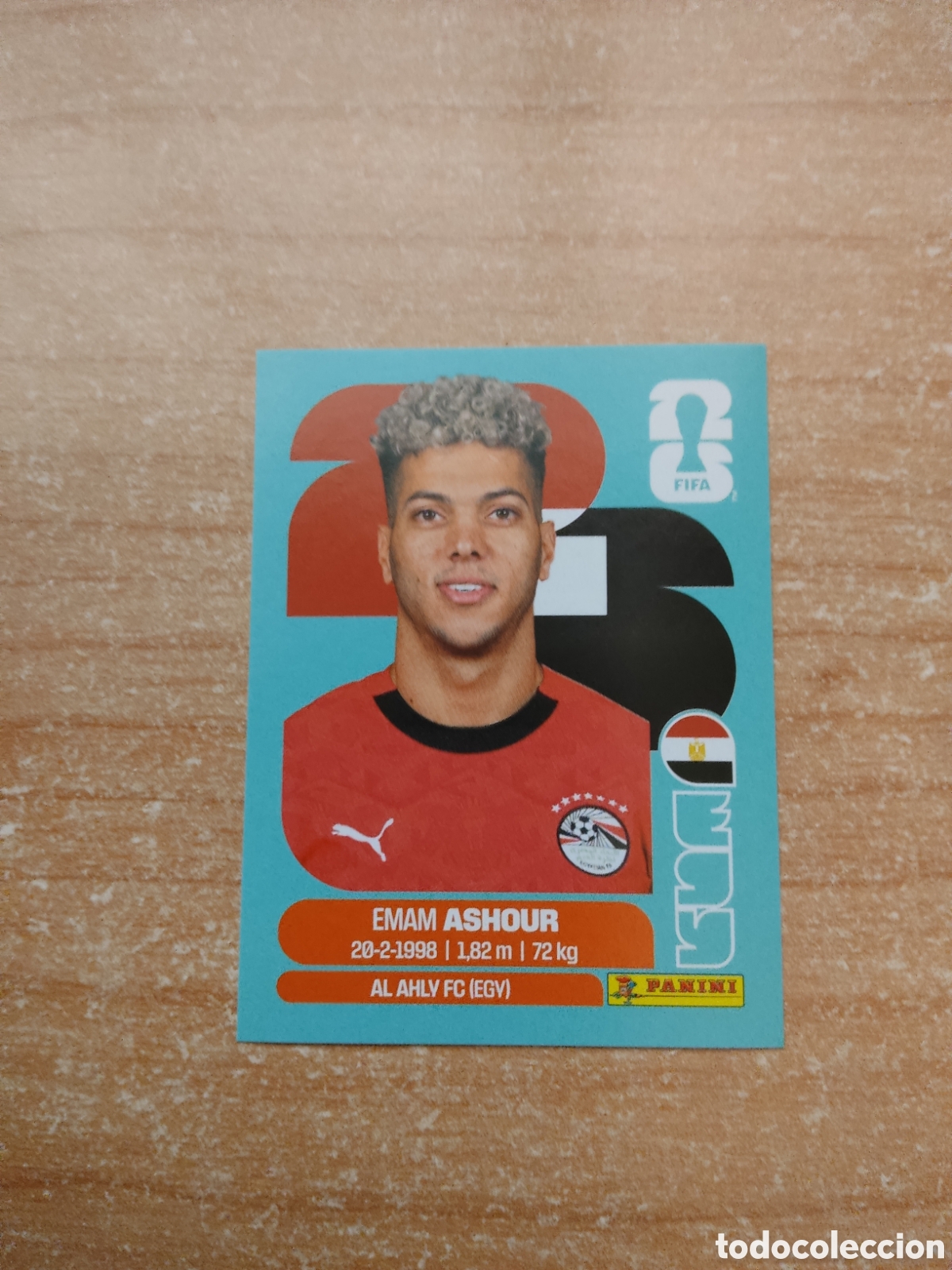 Cromos de f&uacute;tbol: 15 ASHOUR EGIPTO FIFA WORLD CUP 2026