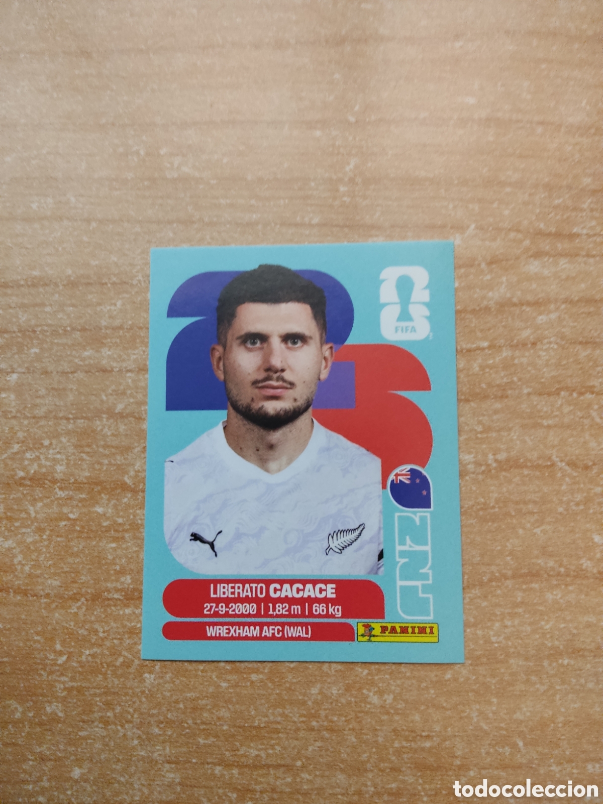 Cromos de f&uacute;tbol: 5 CACACE NUEVA ZELANDA FIFA WORLD CUP 2026