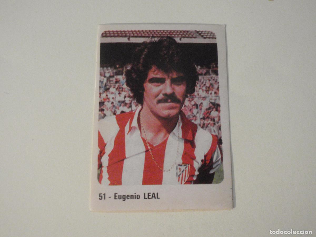 Cromos de f&uacute;tbol: Cromo n&ordm; 51 EUGENIO LEAL Atl&eacute;tico de Madrid. CROMO CROM Liga 1979 1980. Sticker 79 80