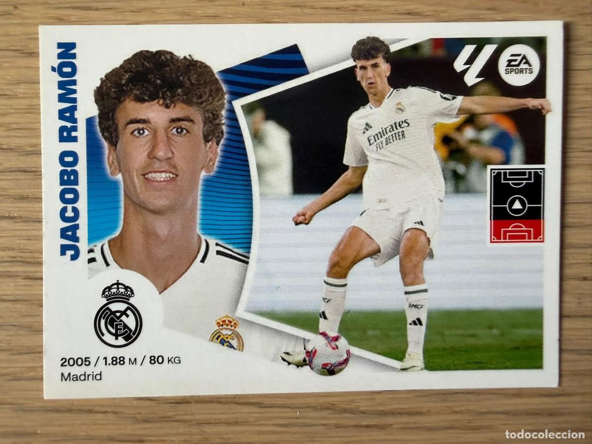 Cromos de f&uacute;tbol: 9B 9 B JACOBO RAMON REAL MADRID 24 25 2024 2025 LIGA EA SPORTS COLECCIONES ESTE SIN PEGAR STICKER
