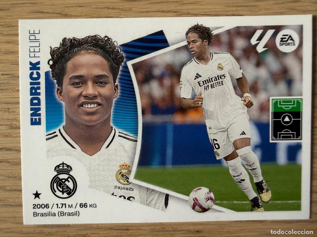 Cromos de f&uacute;tbol: 17 ENDRICK REAL MADRID 24 25 2024 2025 LIGA EA SPORTS COLECCIONES ESTE SIN PEGAR STICKER