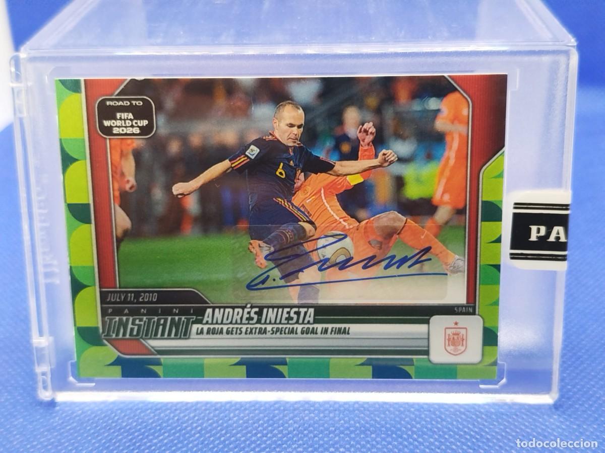 Cromos de f&uacute;tbol: 05/10 AUTO #38 ANDRES INIESTA 2026 PANINI INSTANT ROAD TO FIFA WORLD CUP 1/859