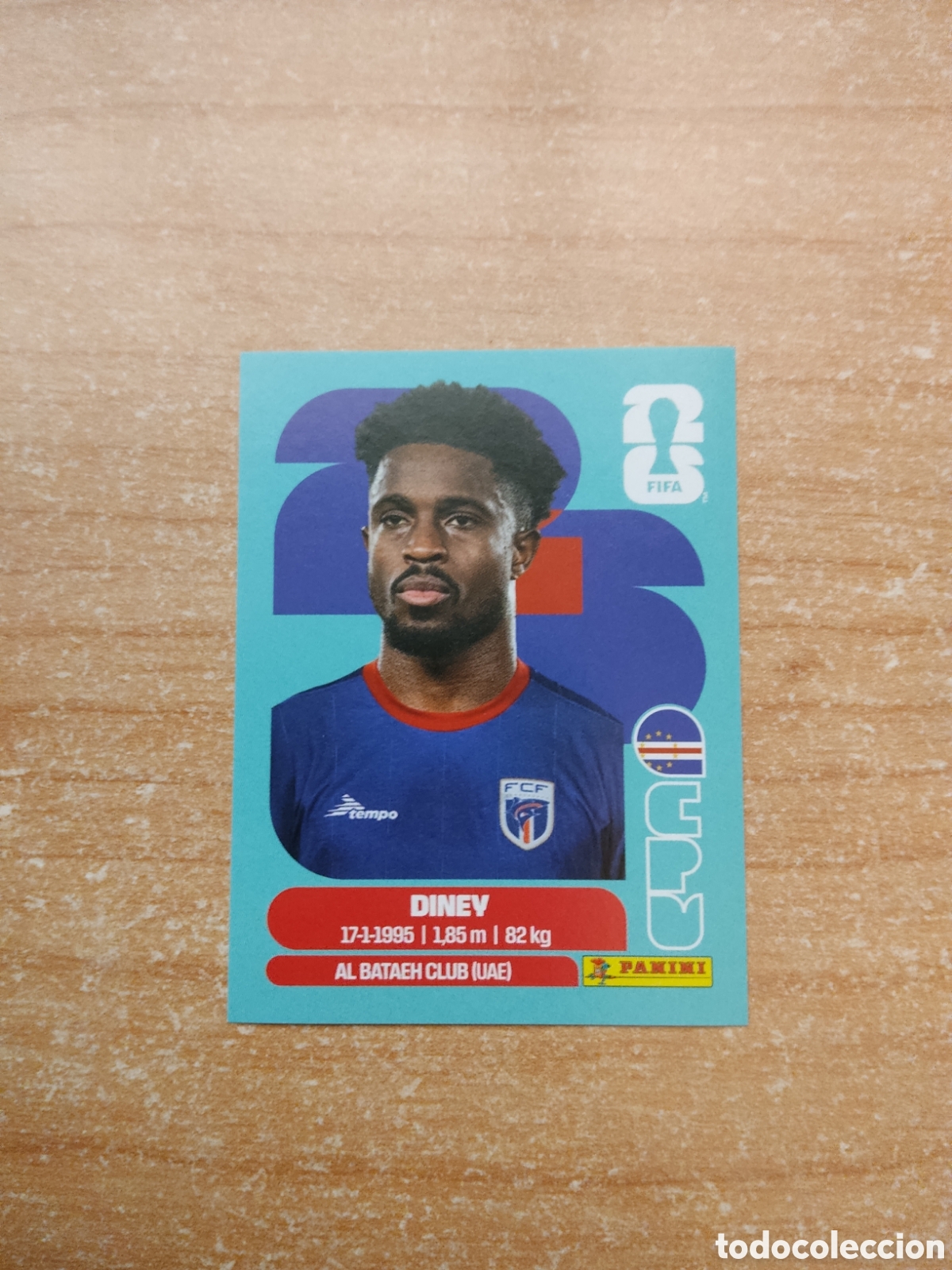 Cromos de f&uacute;tbol: 5 DINEY CABO VERDE FIFA WORLD CUP 2026