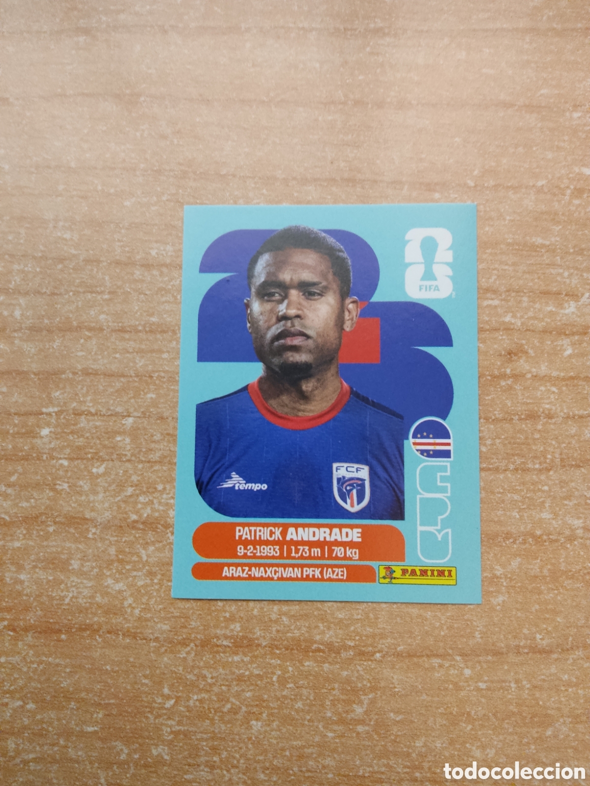 Cromos de f&uacute;tbol: 11 ANDRADE CABO VERDE FIFA WORLD CUP 2026